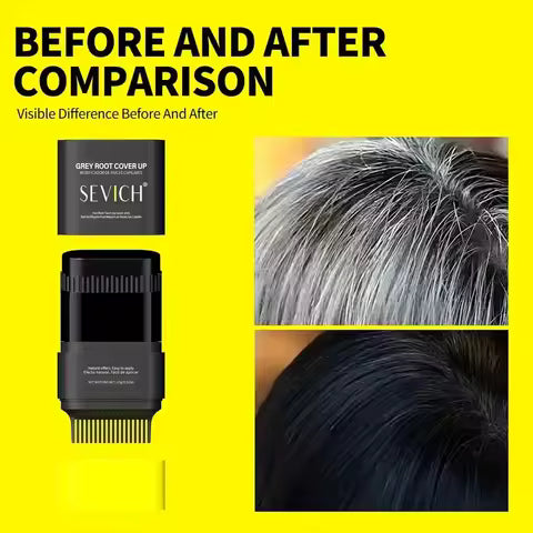 2in1 Hair Dye Stick with Comb | Temporary Hair Coloring