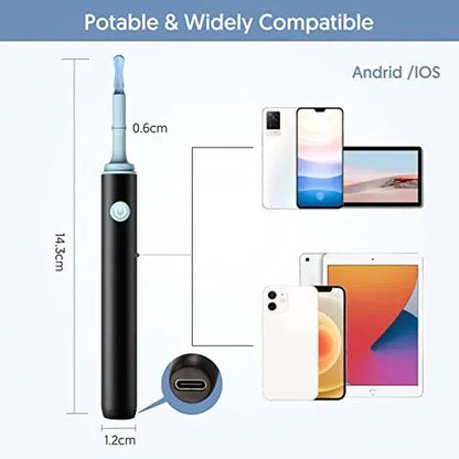 Evox™ - 2026 New Smart Earwax Cleaning Kit with Camera | 1080p HD Macro Camera Kit