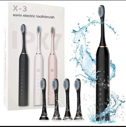 Evox™ - 4in1 Smart Rechargeable Electric Tooth Brush with 6 Speeds